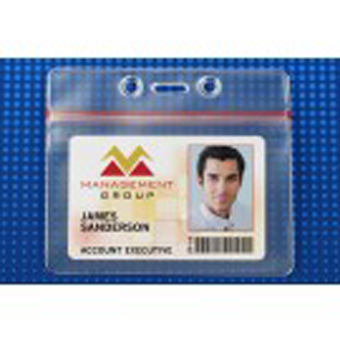 BRADY PEOPLE ID, ZIPPER CLOSURE, GOVERNMENT SIZE, HORIZONTAL, PACKED AND SOLD IN UNITS OF 100, PRICE PER 100